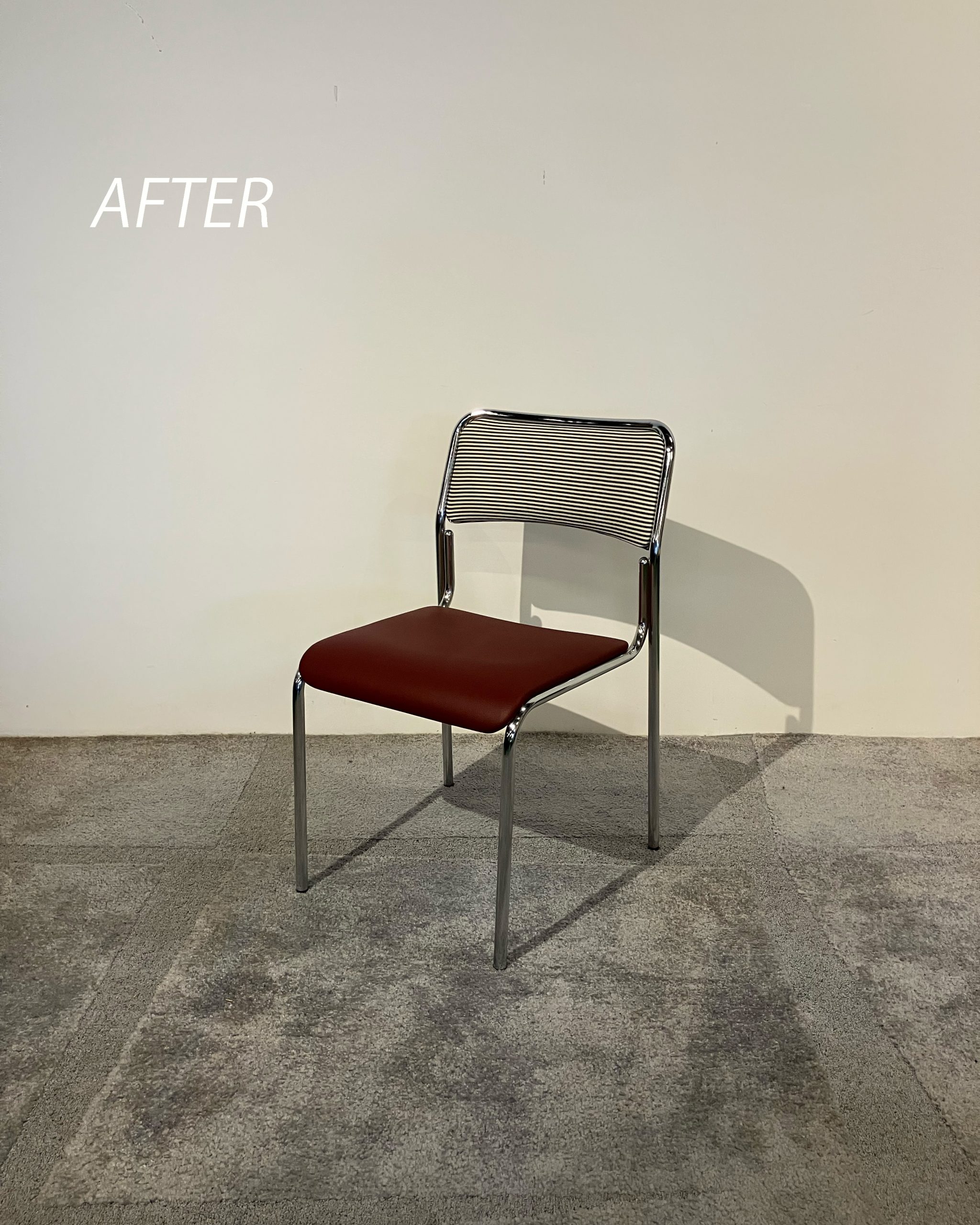 背：ファブリック<br />
座：合皮