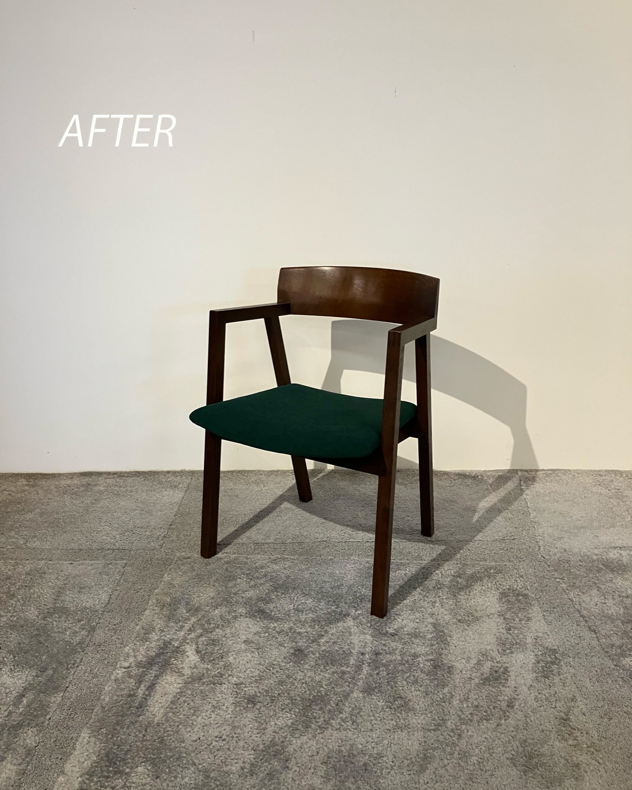 ダイニングチェア座面張替